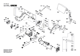 BOSCH Schraube | Ersatzteile f�r GCM 12 JL, GCM 12 SDE - 1609B00454