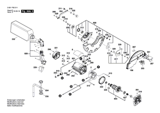 BOSCH Einlage | Ersatzteile f�r GCM 12 GDL - 1609B00479