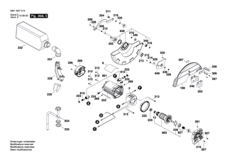 BOSCH Steckkupplung | Ersatzteile für GCM 12 GDL - 1609B00505