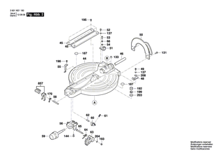 BOSCH Warnschild | Ersatzteile f�r GCM 12 JL, GCM 12 GDL - 1609B00543