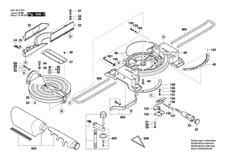 BOSCH Warnschild | Ersatzteile f�r GCM 12 JL, GCM 12 GDL - 1609B00543
