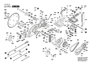 BOSCH Lager | Ersatzteile f�r GCM 12 SDE, GCM 12 GDL - 1609B00596