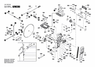 BOSCH Gewindestift | Ersatzteile f�r GCM 12 GDL - 1609B00615