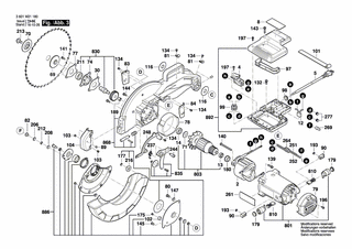 BOSCH Schraube | Ersatzteile f�r GCM 12 GDL, GCM 12 SDE -...