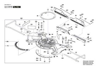 BOSCH Scheibe | Ersatzteile f�r GCM 8 SJL, GCM 8 SDE - 1609B00669