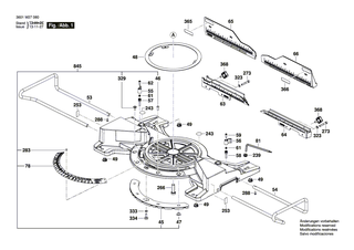 BOSCH Scheibe | Ersatzteile f�r GCM 8 SJL, GCM 8 SDE - 1609B00669