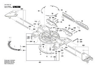 BOSCH Scheibe | Ersatzteile f�r GCM 8 SJL, GCM 8 SDE - 1609B00669