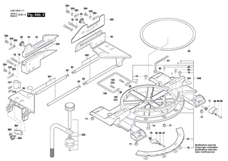BOSCH Warnschild | Ersatzteile f�r GCM 8 SDE, GCM 10 J - 1609B00708