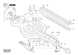 BOSCH Zeiger | Ersatzteile f�r GCM 800 SJ, GCM 80 SJ - 1609B00717