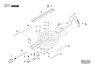 BOSCH Zeiger | Ersatzteile f�r GCM 800 SJ, GCM 80 SJ - 1609B00717