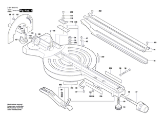 BOSCH Zeiger | Ersatzteile f�r GCM 800 SJ, GCM 80 SJ - 1609B00717