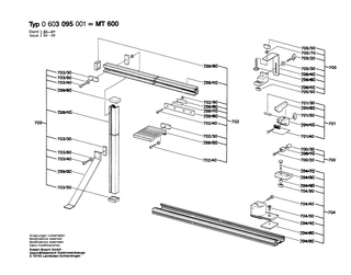 BOSCH Sechskantmutter DIN 439-AM6-04 | Ersatzteile f�r MT 600 | 2915051106
