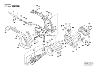 BOSCH Ein/Aus-Schalter | Ersatzteile f�r GCM 10 J - 1609B00882