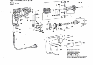 BOSCH Blechschraube DIN 7971-ST3,9x16-F | Ersatzteile fr B 310 | 2910211019