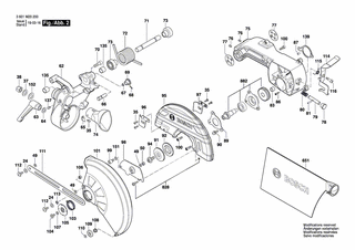 BOSCH Federscheibe | Ersatzteile f�r GCM 10 J - 1609B00929