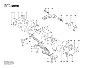 BOSCH Verschleissplatte | Ersatzteile f�r GCM 800 SJ, GCM 80 SJ - 1609B01457