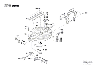 BOSCH Stift | Ersatzteile f�r GCM 12 JL - 1609B01474