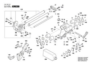 BOSCH Kabelklemme | Ersatzteile f�r GCM 800 SJ, GCM 80 SJ - 1609B01512