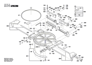 BOSCH Griff | Ersatzteile f�r GCM 12 JL - 1609B01582