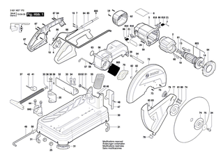 BOSCH Nuss | Ersatzteile f�r GCM 8 SJL, GCM 12 JL - 1609B01654