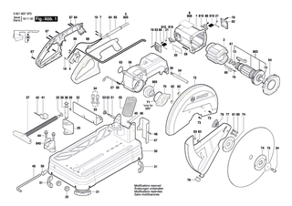 BOSCH Nuss | Ersatzteile f�r GCM 8 SJL, GCM 12 JL - 1609B01654