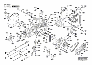 BOSCH Flansch | Ersatzteile f�r GCM 12 SDE, GCM 12 GDL -...