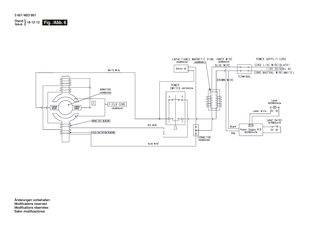 BOSCH Kabeldurchf�hrungst�lle | Ersatzteile f�r GCM 12 GDL - 1609B02416