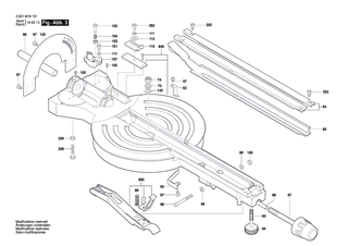 BOSCH Staubschale | Ersatzteile f�r GCM 8 SJL, GCM 8 SDE - 1609B03718