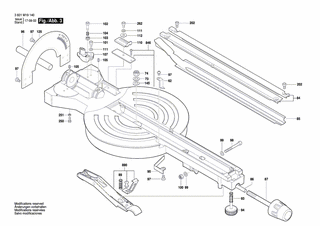 BOSCH Verschleissplatte | Ersatzteile f�r GCM 800 SJ, GCM...