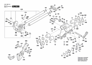 BOSCH Schloss-T�rschild | Ersatzteile f�r GCM 8 SJL, GCM...