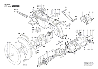 BOSCH Schraube | Ersatzteile f�r GCM 800 SJ, GCM 80 SJ - 1609B04117