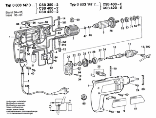 BOSCH Sicherungsscheibe 0,8 MM | Ersatzteile für CSB 400-2 | 2600118002