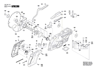 BOSCH Schulterschraube | Ersatzteile f�r GCM 800 SJ, GCM 80 SJ - 1609B05201