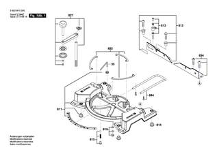 BOSCH Innensechskantschl�ssel | Ersatzteile f�r GCM 800 SJ, GCM 80 SJ - 1609BP7026