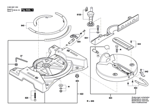 BOSCH Innensechskantschl�ssel | Ersatzteile f�r GCM 800 SJ, GCM 80 SJ - 1609BP7026
