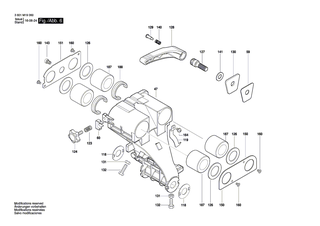 BOSCH Kontaktlasche | Ersatzteile f�r GCM 800 SJ, GCM 80 SJ - 1609BP7343