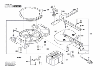BOSCH Anschlagplatte | Ersatzteile für PCM 7S - 1609BP7376