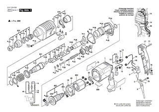 BOSCH Lagerscheibe 0,8 MM DICK | Ersatzteile f�r PBH 20-RLE, PBH 20-RF - 1610100003