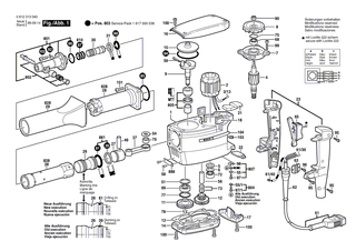 BOSCH Dichtscheibe | Ersatzteile f�r UBH 12/50, USH 10 - 1610108012
