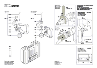 BOSCH Rastscheibe | Ersatzteile f�r GSH 5 CE, GSH 5 E - 1610190053