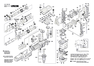 BOSCH Abstandshülse | Ersatzteile für GBH 8-45 DV, GBH 8-45 D - 1610190071
