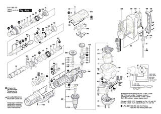 BOSCH Abstandshülse | Ersatzteile für GBH 8-45 DV, GBH 8-45 D - 1610190071