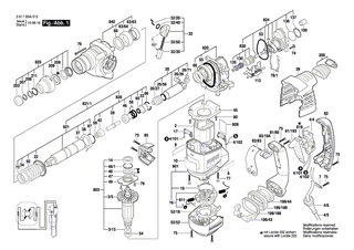 BOSCH Faltenbalg | Ersatzteile f�r GBH 3-28 DRE, GBH 3-28 DFR - 1610284007