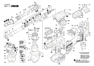 BOSCH Zahnh�lse | Ersatzteile f�r GBH 5-38 D, GBH 5400 - 1610300064