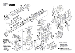 BOSCH Zahnh�lse | Ersatzteile f�r GBH 5-38 D, GBH 5400 - 1610300064