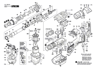 BOSCH Zahnh�lse | Ersatzteile f�r GBH 5-38 D, GBH 5400 - 1610300064