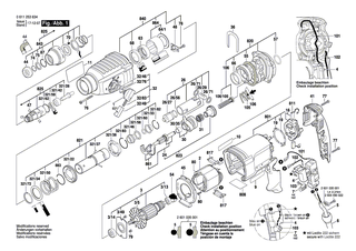 BOSCH Schl�ger | Ersatzteile f�r GBH 2-26 E, GBH 2-26 RE - 1610311018