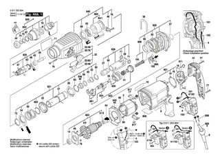 BOSCH Schl�ger | Ersatzteile f�r GBH 2-26 E, GBH 2-26 RE - 1610311018