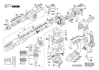 BOSCH Schläger | Ersatzteile für GBH 3-28 DRE, GBH 3-28 DFR - 1610311019