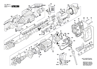 BOSCH Schläger | Ersatzteile für GBH 3-28 DRE, GBH 3-28 DFR - 1610311019
